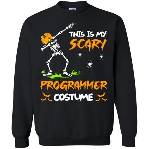 This Is My Scary Programmer Costume Dabbing Skeleton Pumpkin Halloween 7