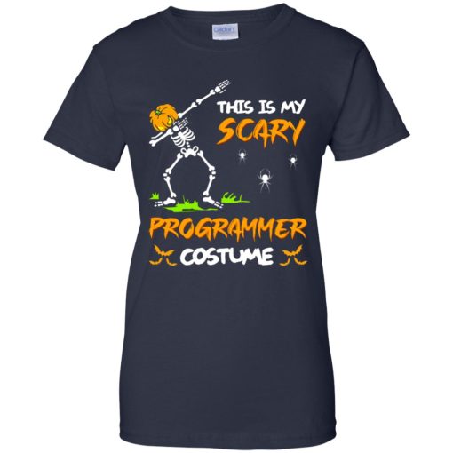 This Is My Scary Programmer Costume Dabbing Skeleton Pumpkin Halloween 10