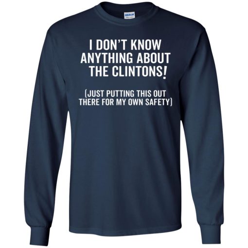 I Don't Know Anything About The Clintons 4
