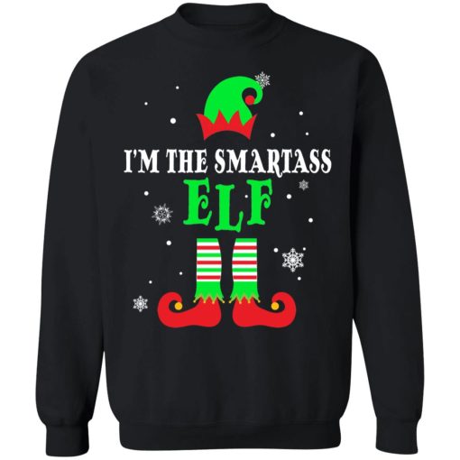 I'm The Smartass Elf Matching Family Group Christmas 7
