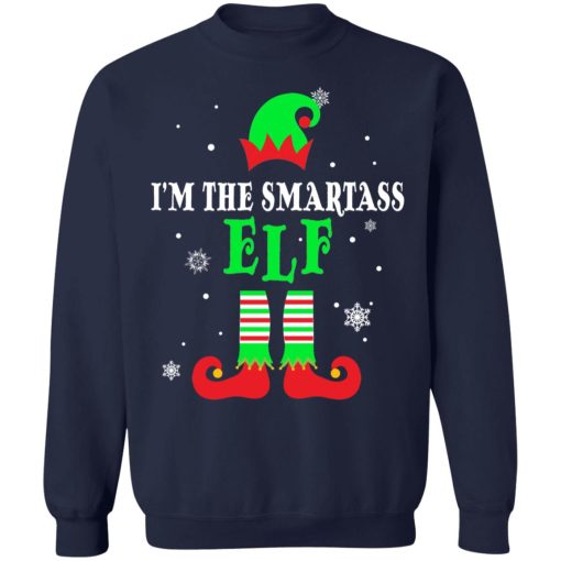 I'm The Smartass Elf Matching Family Group Christmas 8