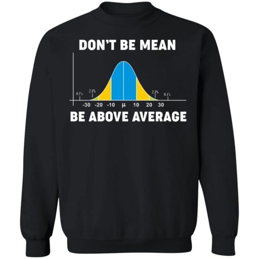 Bell Curve Don’t Be Mean Be Above Average 7