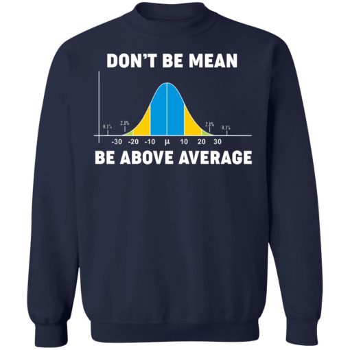 Bell Curve Don’t Be Mean Be Above Average 8