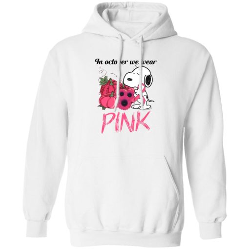 Snoopy In October We Wear Pink Breast Cancer Awareness 8