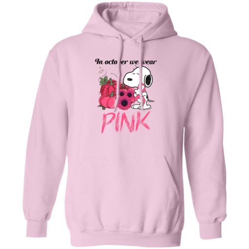 Snoopy In October We Wear Pink Breast Cancer Awareness 9