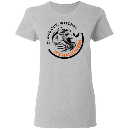 Claws Out Witches It's Halloween Shirt 4
