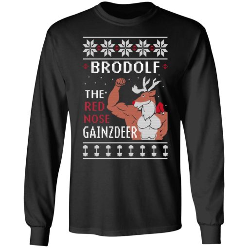 Brodolf The Red Nose Gainzdeer Ugly Christmas 5