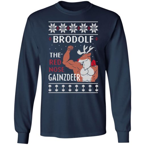 Brodolf The Red Nose Gainzdeer Ugly Christmas 6