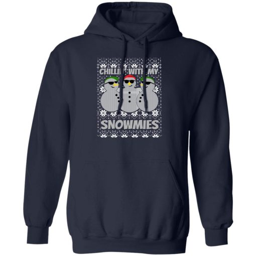 Chillin With My Snowmies Ugly Christmas 8