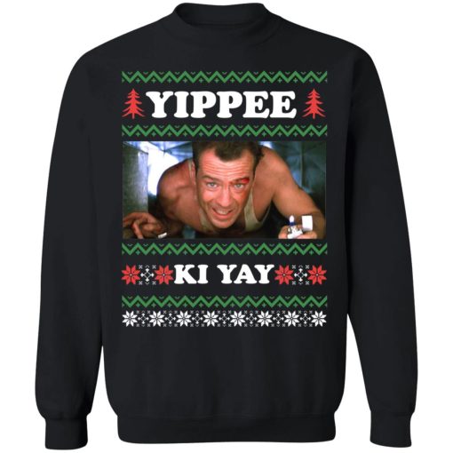 Die Hard Yippee Ki Yay Christmas Ugly Sweater 9