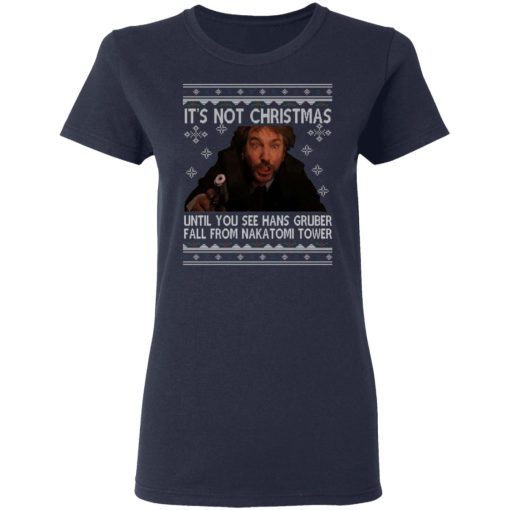 Die Hard It's Not Christmas Unil Hans Gruber Falls from Nakatomi Tower 4