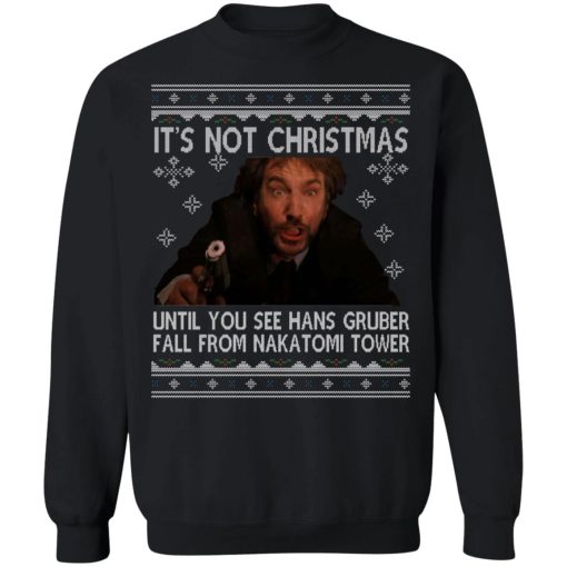 Die Hard It's Not Christmas Unil Hans Gruber Falls from Nakatomi Tower 9