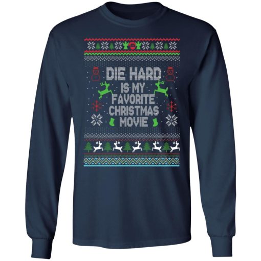 Die Hard Is My Favorite Movie Ugly Christmas Sweater 6