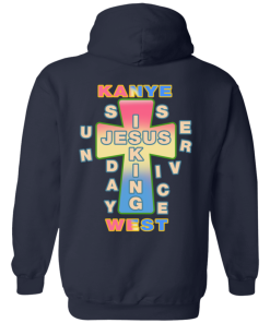 Kanye West Cross Jesus King Hoodie Front