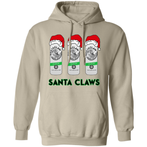 Santa Claws White Claw Christmas Hoodie