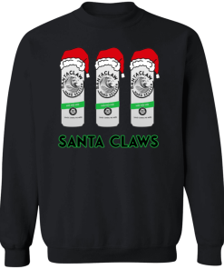 Santa Claws White Claw Christmas Sweatshirt