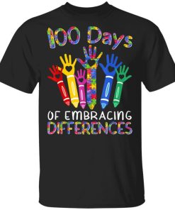 100 Days Of Embracing Differences Iep 100th Day Of School Shirt.jpg
