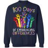 100 Days Of Embracing Differences IEP 100th Day Of School Shirt