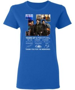 15 Years Of Supernatural Thank You For My Memories Shirt 1.jpg