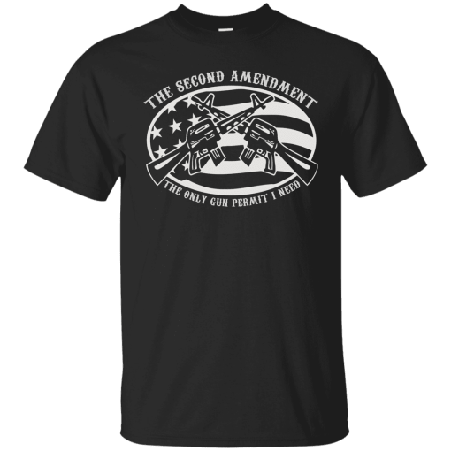 2nd Amendment Is The Only Gun Permit I Need Shirt 2.png
