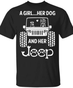 A Girl Her Dog And Her Jeep Shirt.jpg