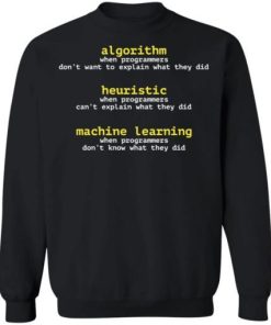 Algorithm When Programmers Dont Want To Explain What They Did Shirt 4.jpg