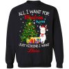 All in want for Christmas is you just kidding I want Llama Shirt