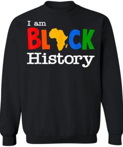 American African Pride Costumes I Am Black History Shirt