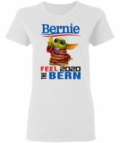 Baby Yoda For Bernie Feel The Bern 2020 Ladies.jpg