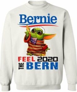 Baby Yoda For Bernie Feel The Bern 2020 Tshirt.jpg