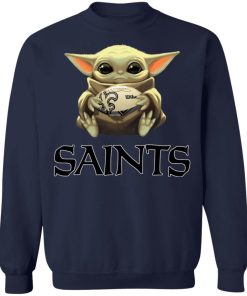 Baby Yoda Hug New Orleans Saints Star War Shirt 1.jpg