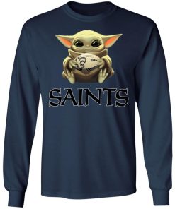 Baby Yoda Hug New Orleans Saints Star War Shirt 3.jpg