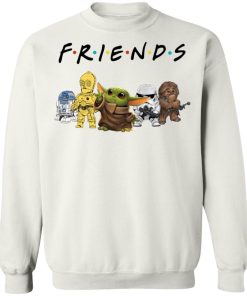 Baby Yoda R2D2 P3PO Friends TV Show Shirt