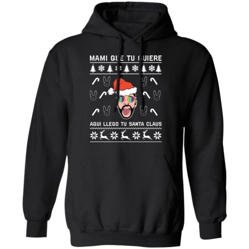 Bad Bunny Aqui Llego Tu Santa Claus Christmas Sweater 2.jpg