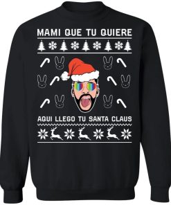Bad Bunny Aqui Llego Tu Santa Claus Christmas Sweater.jpg