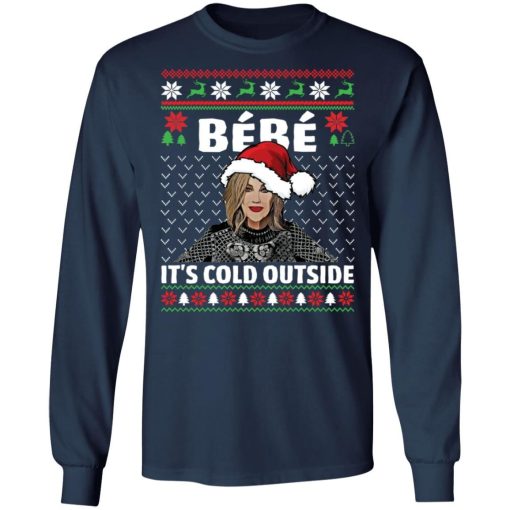 Bebe Its Cold Outside Ugly Christmas Sweatshirt 1.jpg