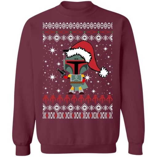 Boba Fett Santa Star Wars Christmas Ugly Sweater 5.jpg