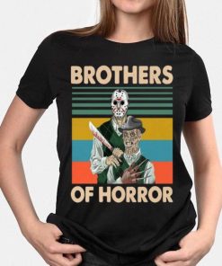 Brothers Of Horror Jason Voorhees And Freddy Krueger Shirt 1.jpg