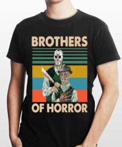 Brothers Of Horror Jason Voorhees And Freddy Krueger Shirt.jpg