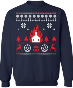 Burning Church Christmas Sweatshirt.jpg