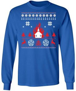 Burning Church Christmas Sweatshirt 3.jpg