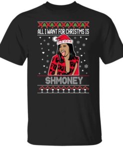 Cardi B All I Want For Christmas Is Shmoney Shirt 4.jpg