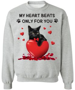 Cat My Heart Beats Only For You Shirt 4.jpg