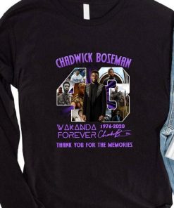 Chadwick Boseman 1976 2020 Wakanda Forever Thanks For The Memories Shirt 2.jpg