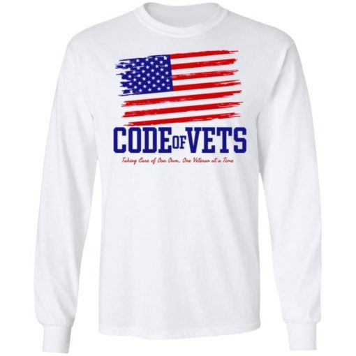 Code Of Vets Taking Care Of Our Own One Veteran At A Time Shirt 2.jpg
