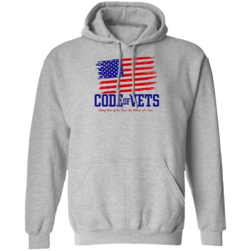 Code Of Vets Taking Care Of Our Own One Veteran At A Time Shirt 3.jpg
