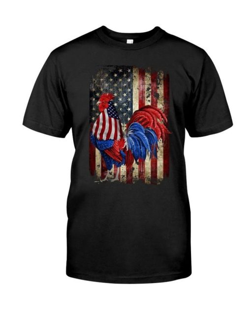 Dad Chicken Happy Independence Day American Shirt.jpg