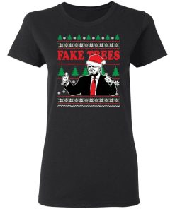 Donald Trump Fake Trees Christmas Sweater Shirt 1.jpg