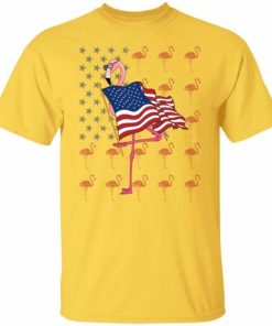 Flamingo American Flag Shirt 2.jpg