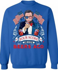 Four Score And Seven Beers Ago Fourth Of July Shirt 1.jpg